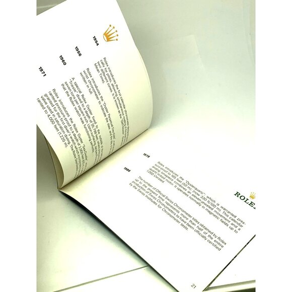 Authentic Rolex Oyster Date Vintage 1988 Swiss Watch Booklet Manual - Picture 6 of 16